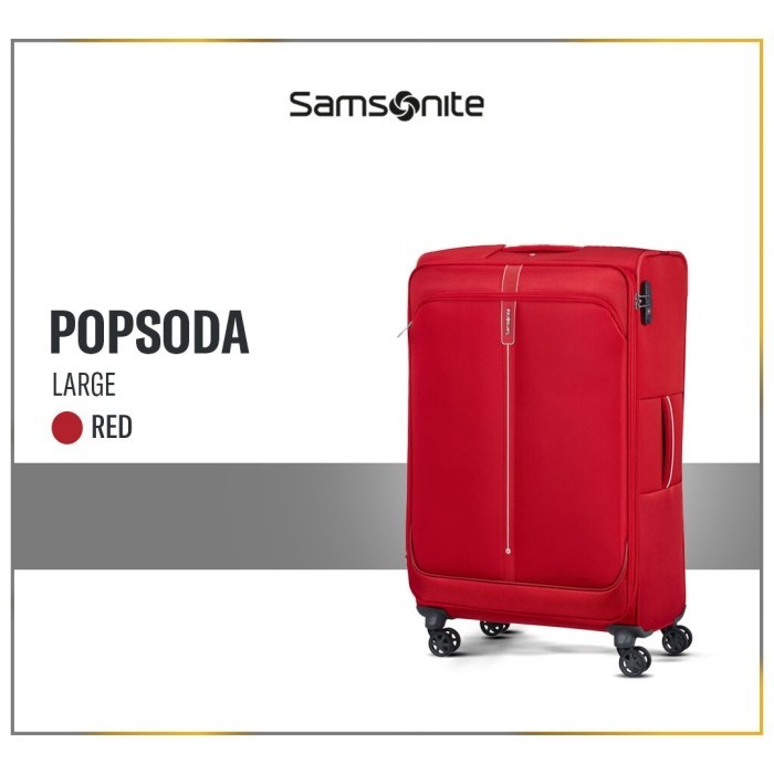 Samsonite Koper Softcase Popsoda Spinner Large 29" - Red