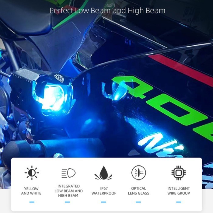 Future Eyes F2 Pro Auxiliary Motorcycle Light