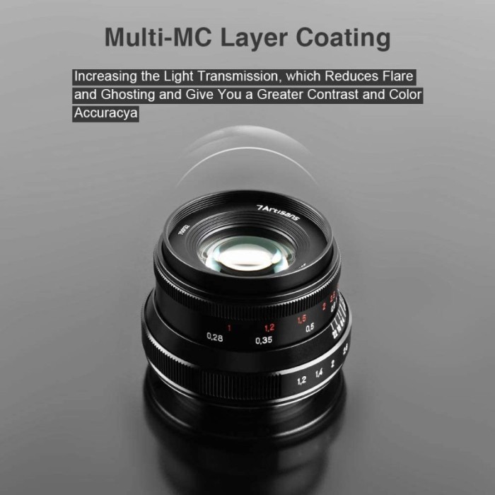 Lensa 7 Artisan 35Mm F1.2 For Canon Eos M / Canon Mirrorless
