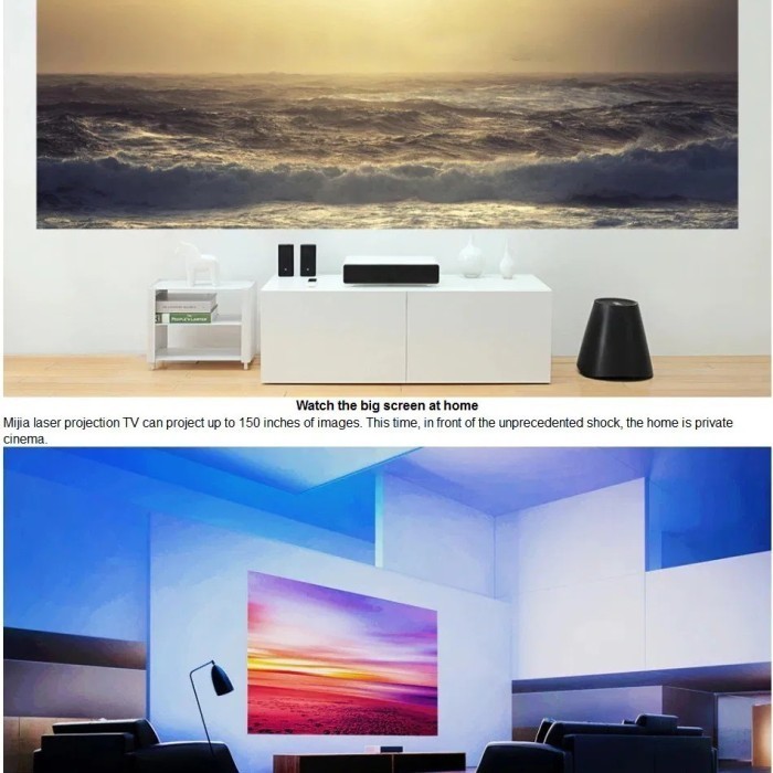 Projector Laser 150" Fhd / 4K Uhd Ultra Short Throw Proyektor