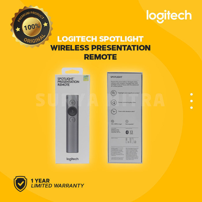 Laser Pointer Wireless Presenter Logitech Spotlight Presenter