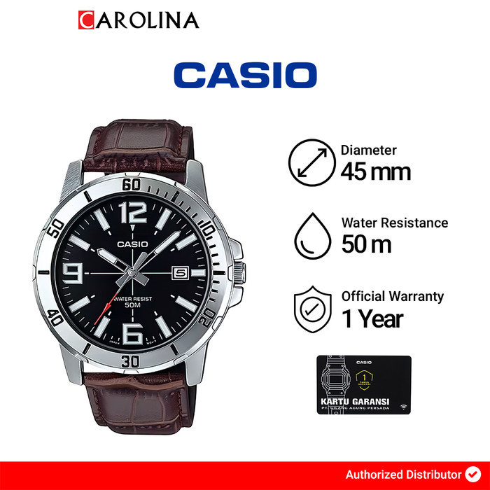 Jam Tangan Pria Casio General Mtp-Vd01L-1B