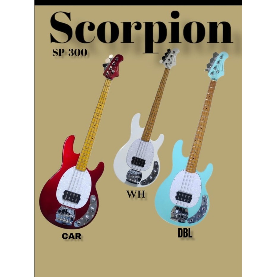 Bass Elektrik Scorpion Sp300 Varian Warna