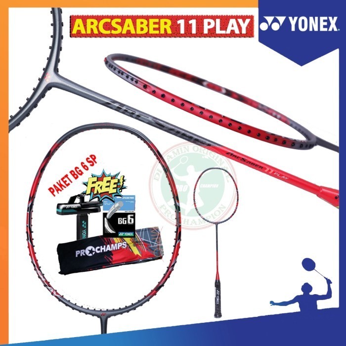 Yonex Arcsaber 11 Play Raket Badmintoon Original
