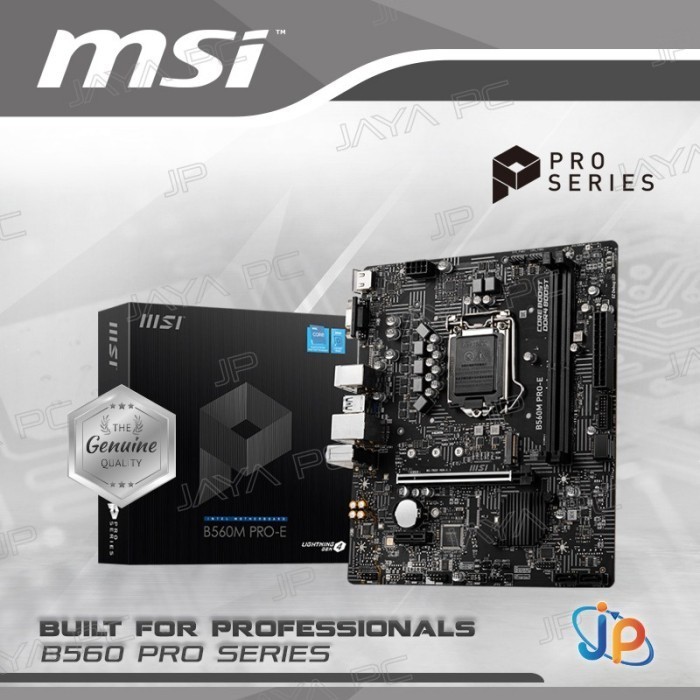 Motherboard Msi B560M Pro-E (Lga1200, B560, Ddr4, Usb3.2, Sata3)
