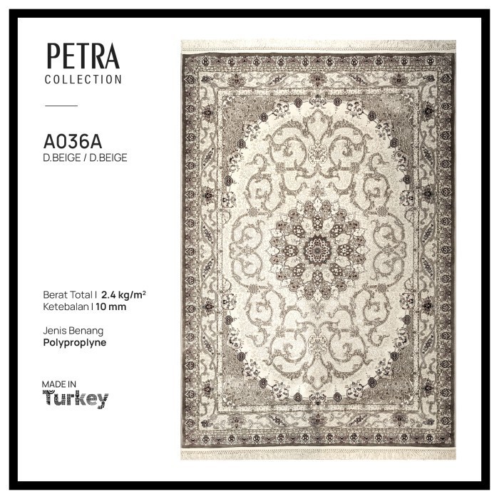 Karpet Permadani Klasik Import Turki 160X230 - Petraa