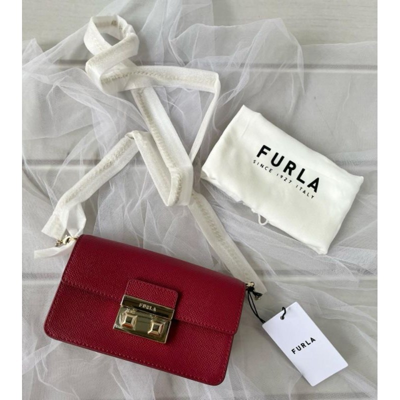 Tas Wanita F U R L A Authentic Original Bella Small Pochette Warna Coliegia D i