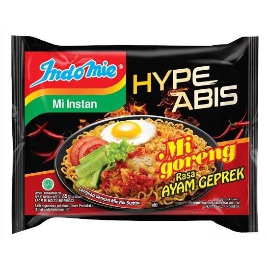 

Indomie 1 dus ayam geprek mie instant/Indomie ayam geprek 85g GM