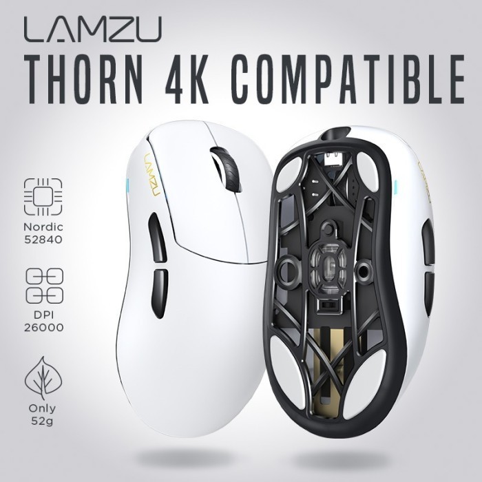 Lamzu Thorn Wireless Superlight Gaming Mouse Available 4K