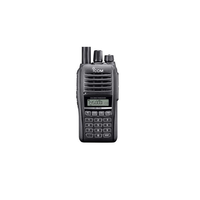 Icom Ic-T10 Ht Dual Band Ip67 Handheld Radio Ict10 136-174 400-479
