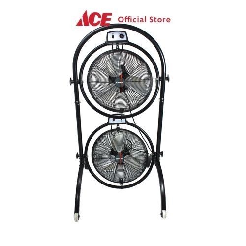Ace - Krisbow Double Fan Standing 40 Cm - Hitam