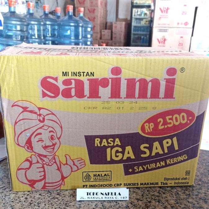 

Mie Instant SARIMI Rasa Kaldu Ayam 1 Dus GM