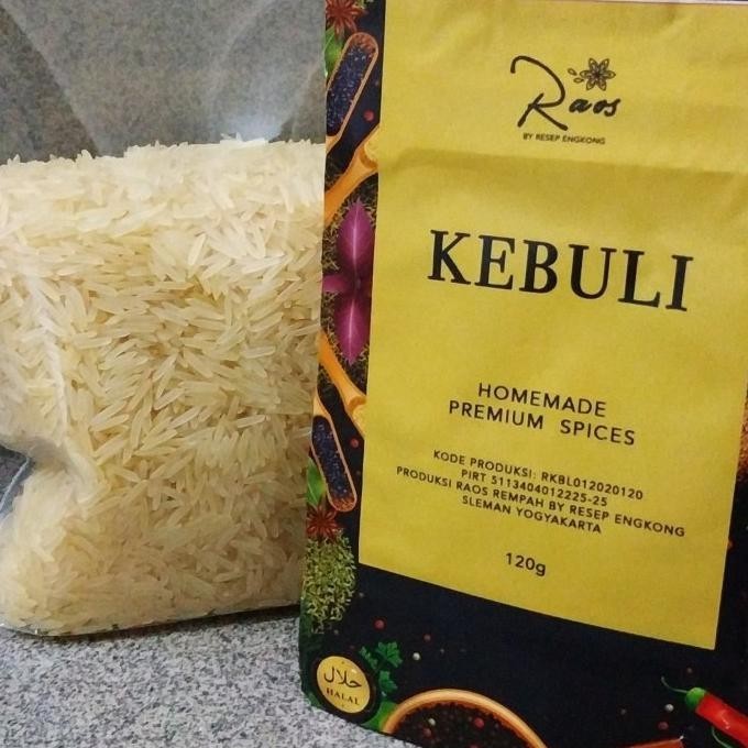 

Bundling Beras Basmathi 500gr + Raos Kebuli Bumbu Instant Premium 1Pcs TK