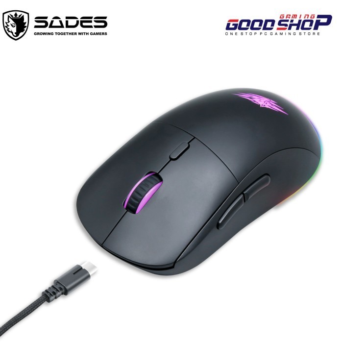 Sades Oculus V2 Wireless Gaming Mouse Termurah Terlaris Promo