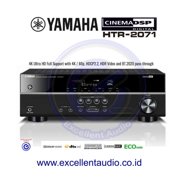 Paket Home Theatre 5.1 Kanal Yamaha Htr2071 Pioneer Shs100 Dolby Dts
