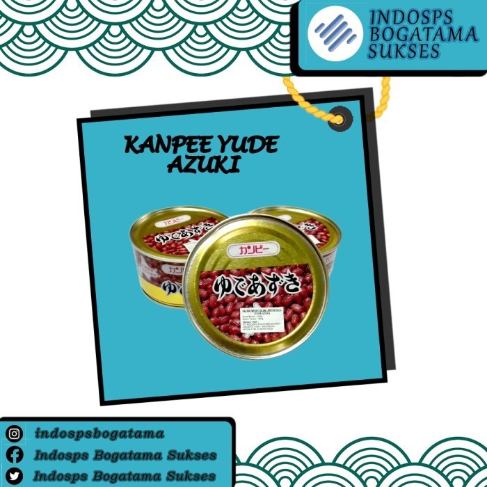 

Kanpee Yude Azuki 430Gr Kacang Merah Kaleng