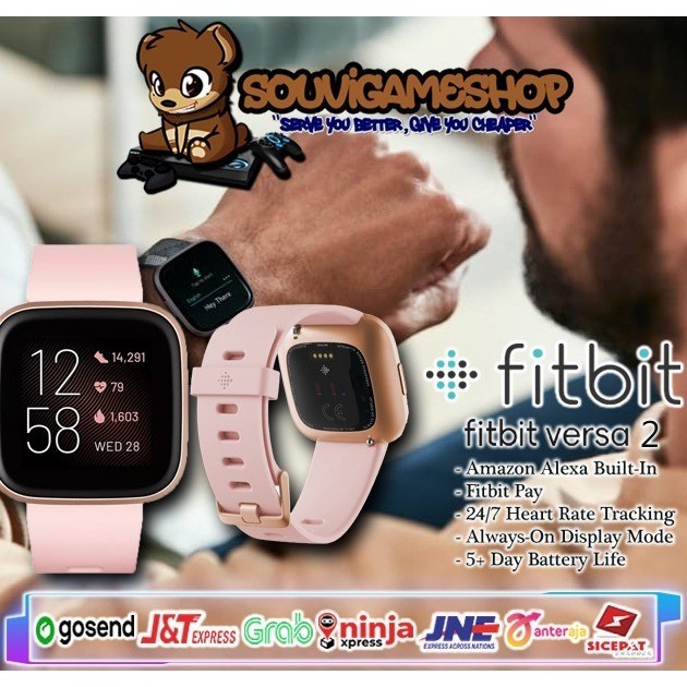 Promo Fitbit Versa 2 / Versa2 Health And Fitness Smartwatch Original