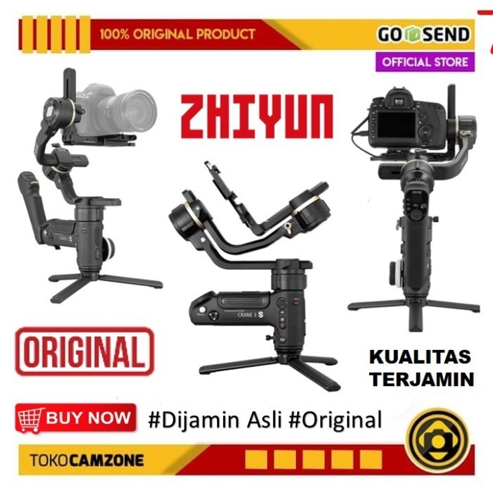 Zhiyun Crane 3S Gimbal Stabilizer Kamera Termurah Terlaris Promo