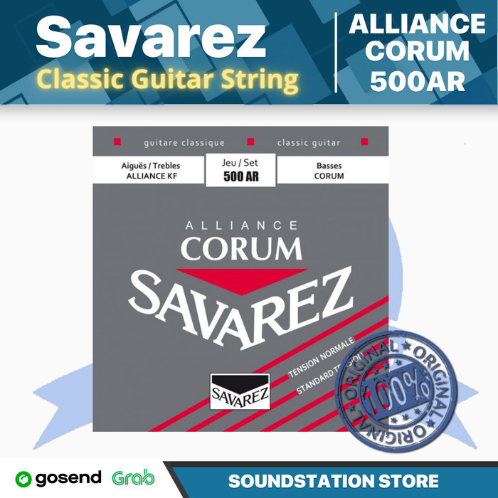 Savarez Alliance Corum Normal Tension 500Ar Senar Gitar Klasik Nilon