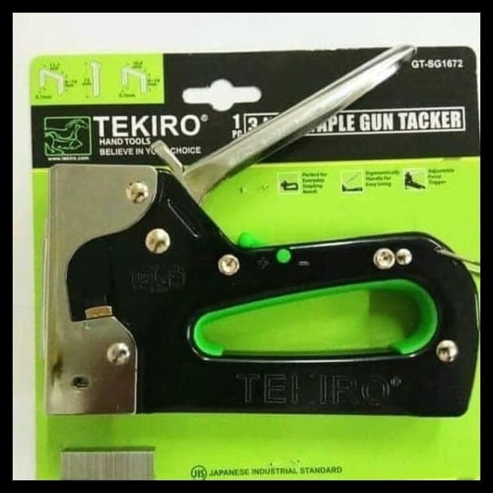 

TERMURAH - Tekiro 3 in 1 Staple Gun Tacker GT-Sg 1672