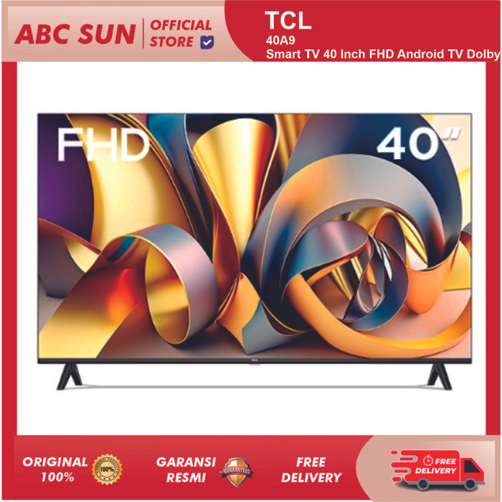 Tcl 40A9 Led Tv 40 Inch Fhd Ready Android Tv Android Tv Dolby Audio Termurah Terlaris Promo