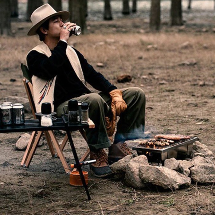 Alat Panggang Lipat Naturehike Nh20Cj006 Large Portable Grill Ss