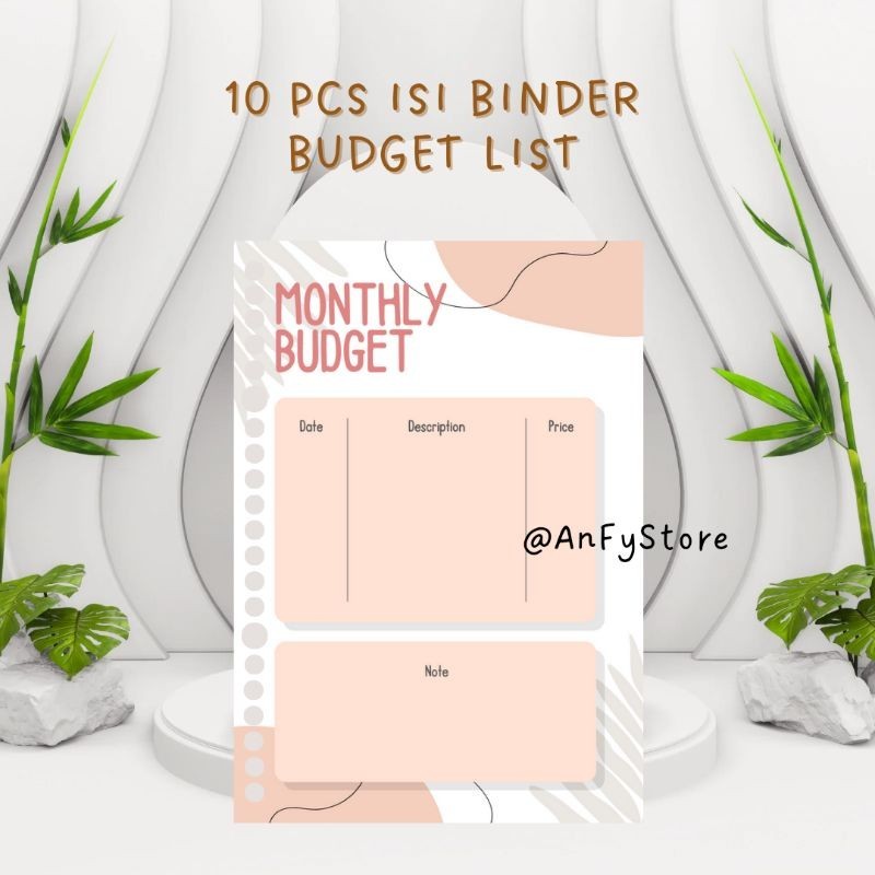 

(10 PCS) ISI BINDER LOOSE LEAF BUDGET LIST A5