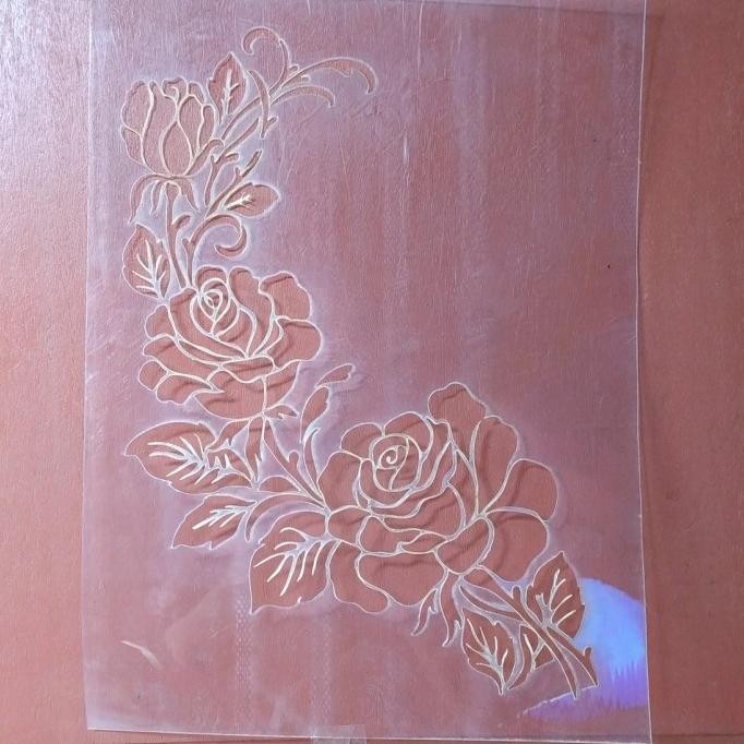 

Stencil Dinding Motif Mawar Ukuran 40*30 Bahan Tebal