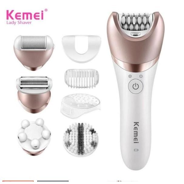 ALAT CUKUR BULU KHUSUS WOMAN 5in1 KEMEI KM-8001 Rechargeable Shaver