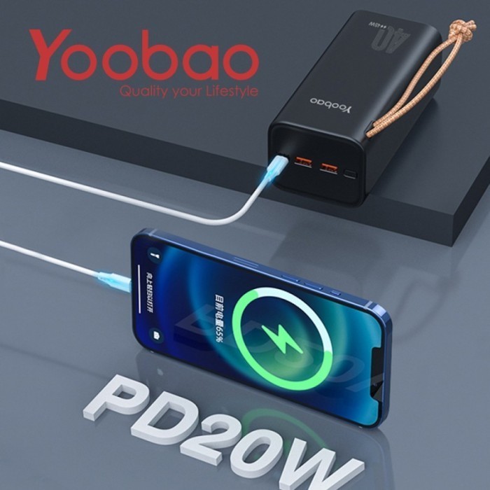 Yoobao H40 40000Mah Pd45W Quick Charge Ultra High Capacity Powerbank
