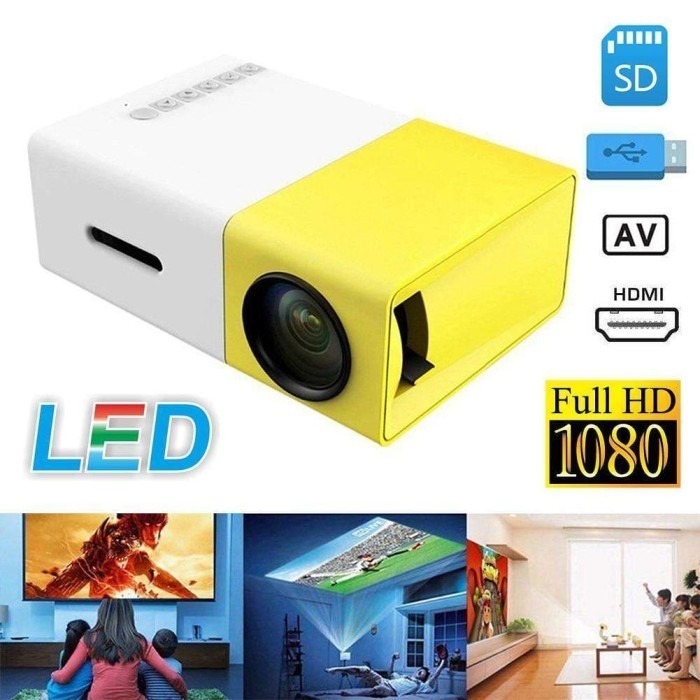 Proyektor Projector Yg 300 Yg300 Mini Portable Led High Quality Pocket