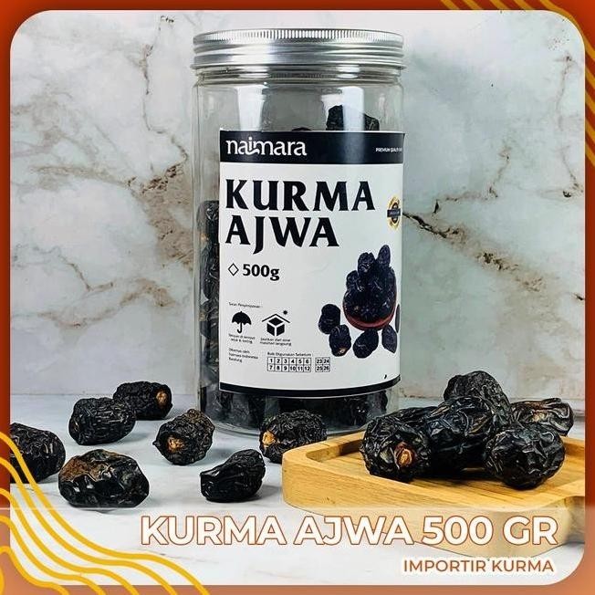 

Terjangkau Kurma Ajwa Premium / Kurma Ajwa Toples / Kurma Ajwa 500 Gr Geordino516