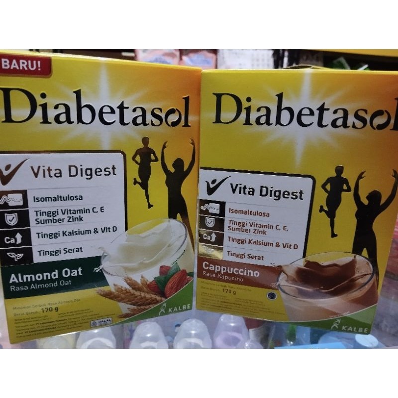 

DIABETASOL VITA DIGEST CAPPUCCINO / ALMOND OAT 170gr