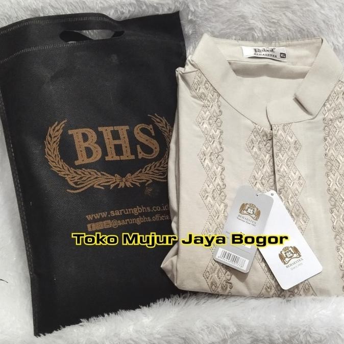 Baju Koko Bhs Rubat Katun Bordir