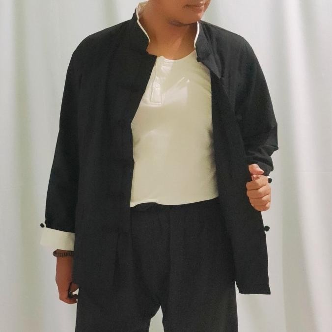 New Baju Koko Ipman Kungfu Fashion Pria Atasan Kemeja Koko Hem Terbaru