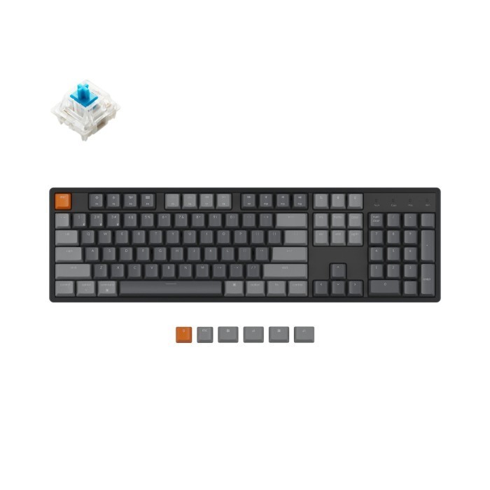 Keychron K10 Full Size Rgb Backlight Aluminum Gateron Hot-Swappable