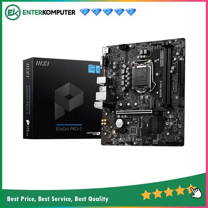 Msi B560M Pro-E (Lga1200, B560, Ddr4, Usb3.2, Sata3)