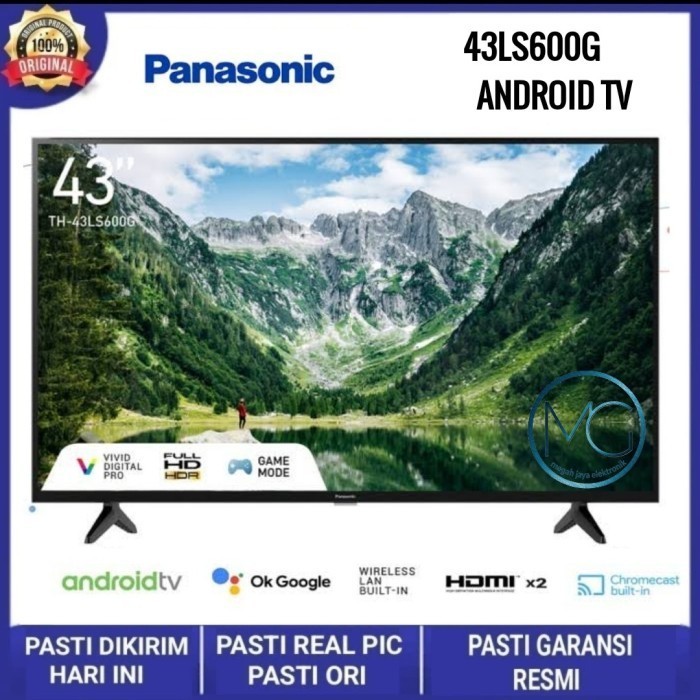 Tv Panasonic 43 Android Smart Th-43Ls600G Full Hd Dvb-T2 43Ls600 Ls600