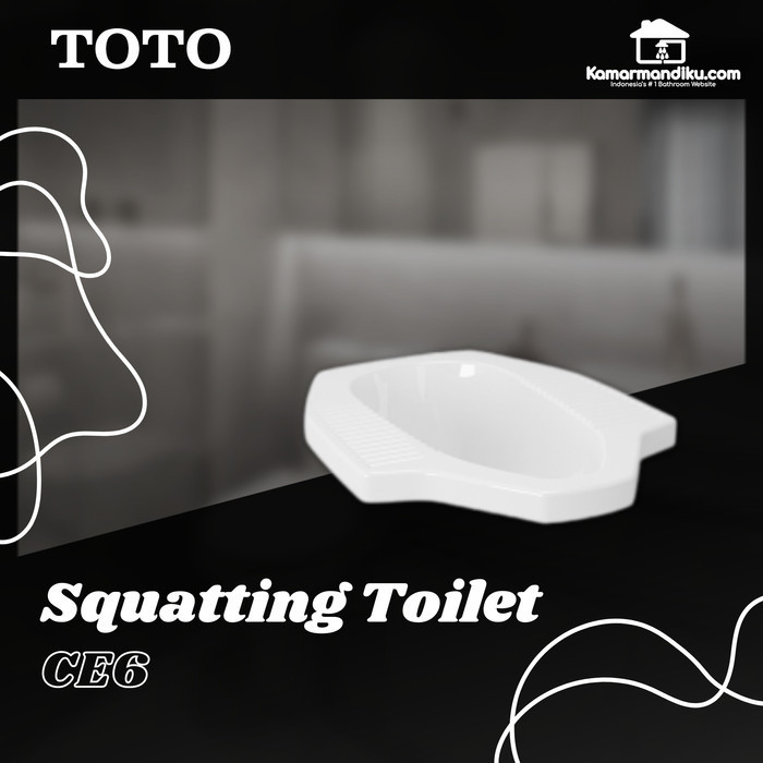 Toto Closet Jongkok Ce6