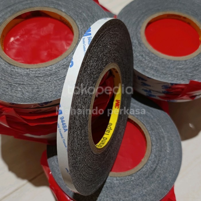 

3M 9448A DOUBLE TAPE KARET LIST BODYKIT / TAPE LIST HITAM 8MM X 50M