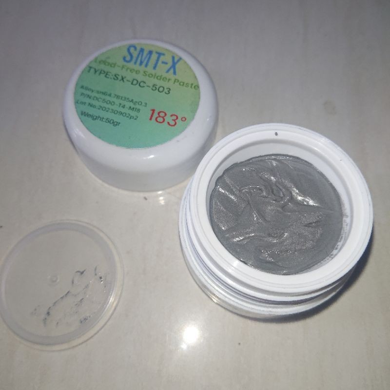 Timah cair / solder paste / pasta solder