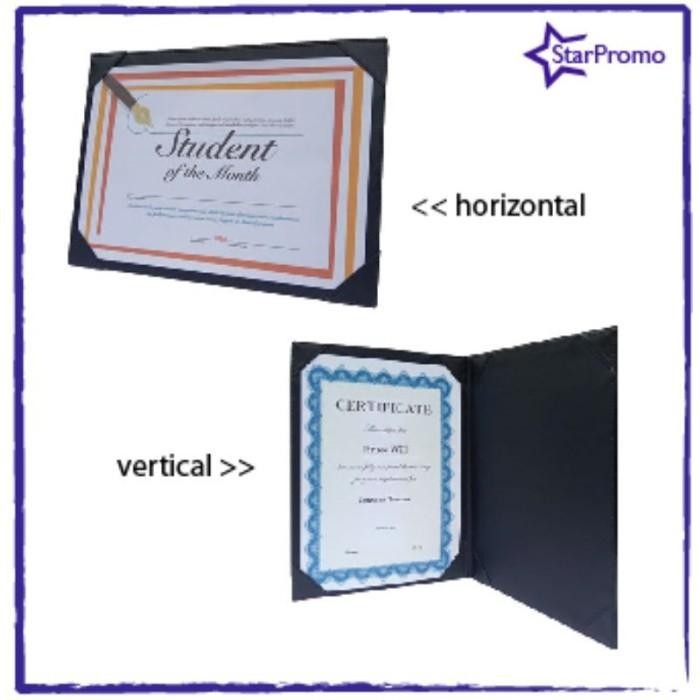 

Map Sertifikat Kulit Exclusive Certificate Holder A4 Folio Plakat