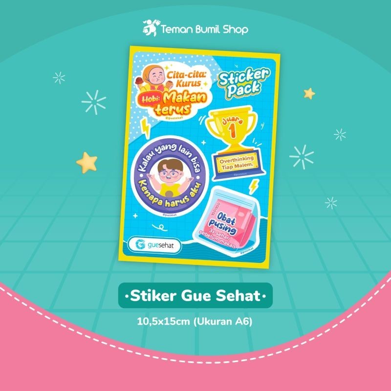 

Sticker GUE Sehat - Merchandise Eksklusif