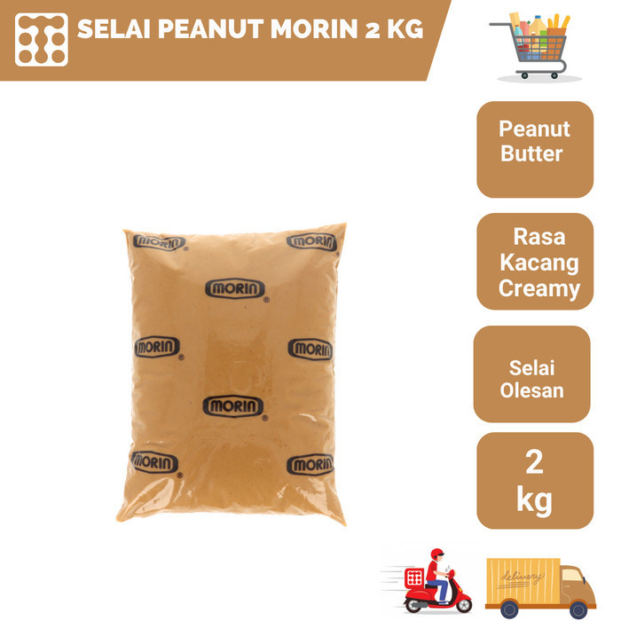 

Selai Kacang / Peanut Morin 2kg (Peanut Butter)