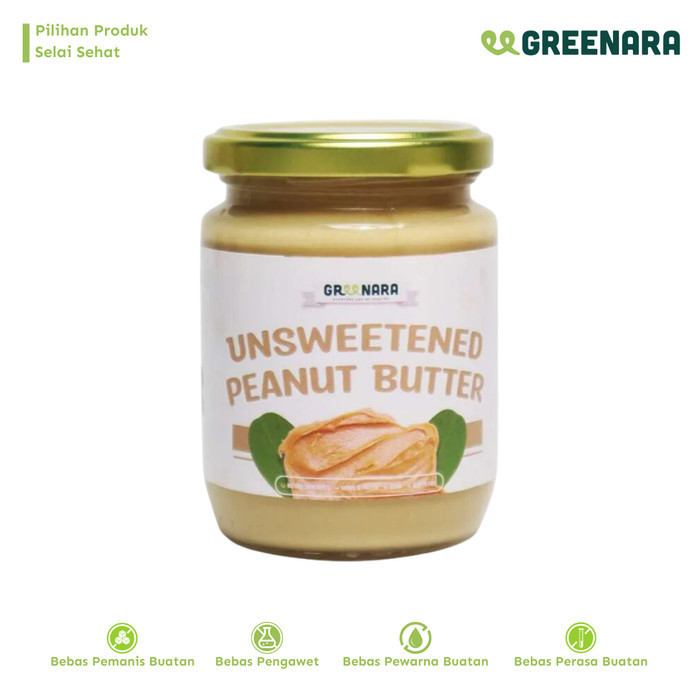 

Unsweetened Peanut Butter 230gr / Selai Kacang