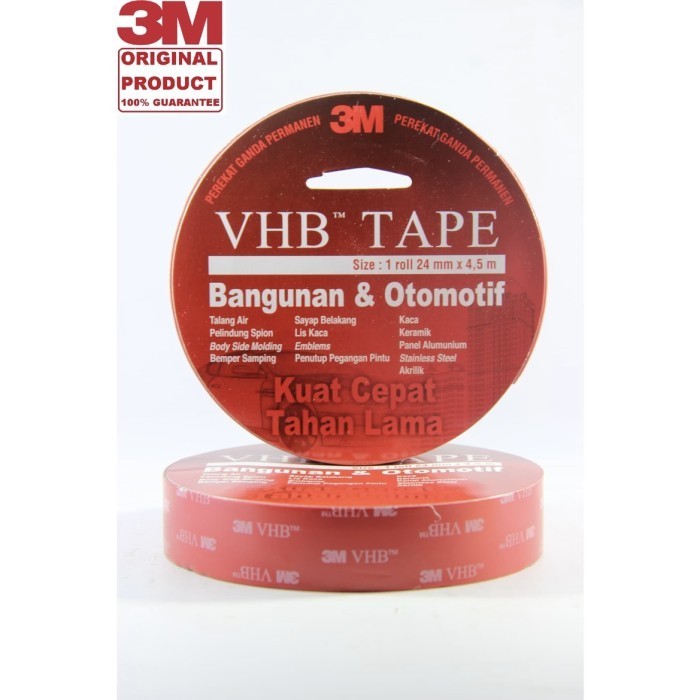 

PROMO DOUBLETAPE AUTOMOTIVE 3M VHB TAPE 24MM X 4,5 M ORIGINAL