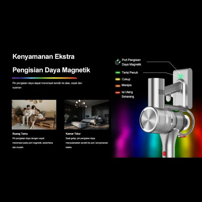 New Airbot Supersonics Aura Cordless Vacuum Cleaner Penyedot Debu