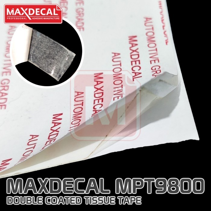 

PROMO MAXDECAL MPT9800 Double Sided Adhesive Tape Tissue High Performance