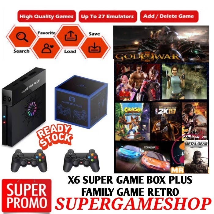 X6 Super Game Box Super Game Wireless Game Box Family Retro
