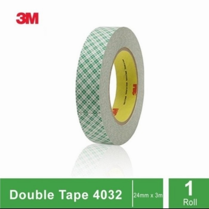 

SALE 3M Double tape 4032 Mounting tape-Double Foam White 24mm x 3mtr